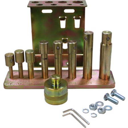 Dynamo 9 Piece Press Pin/Punch Kit For  Air/Hydraulic Shop HT-PRESSPIN-KIT